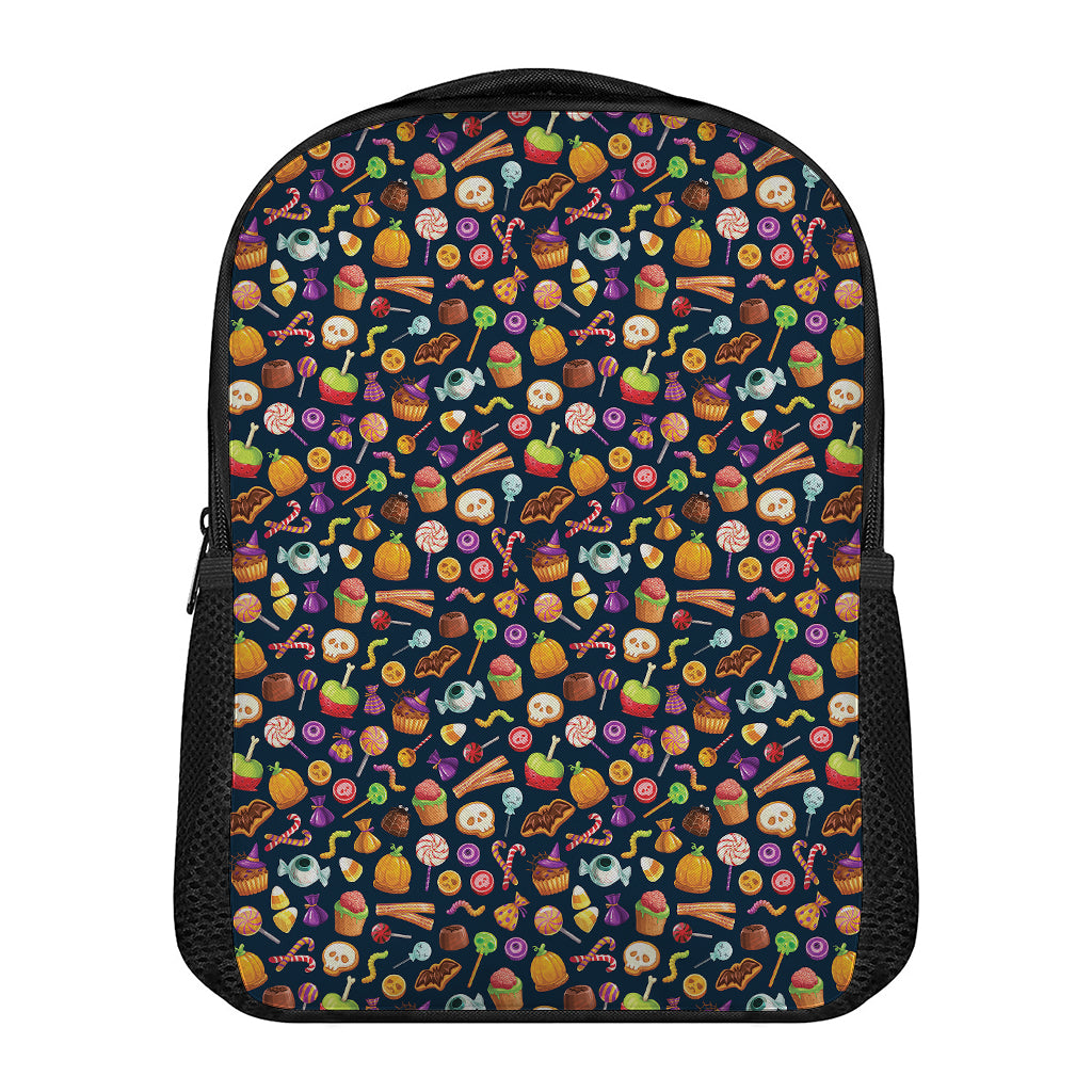 Halloween Candy Pattern Print Casual Backpack