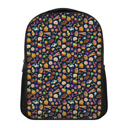 Halloween Candy Pattern Print Casual Backpack