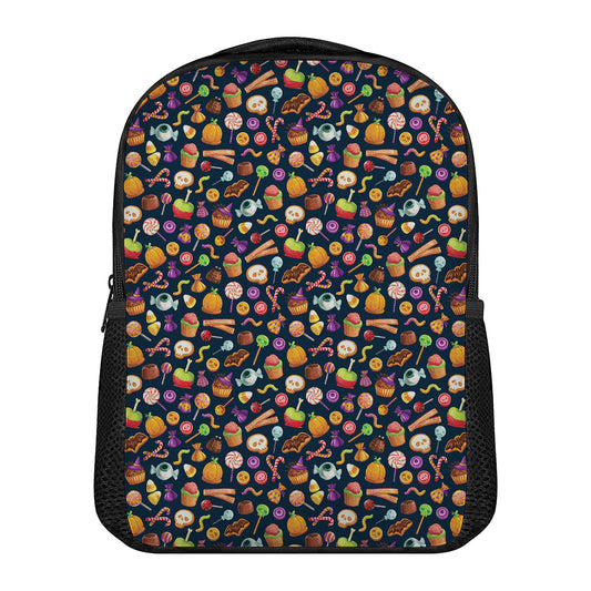 Halloween Candy Pattern Print Casual Backpack