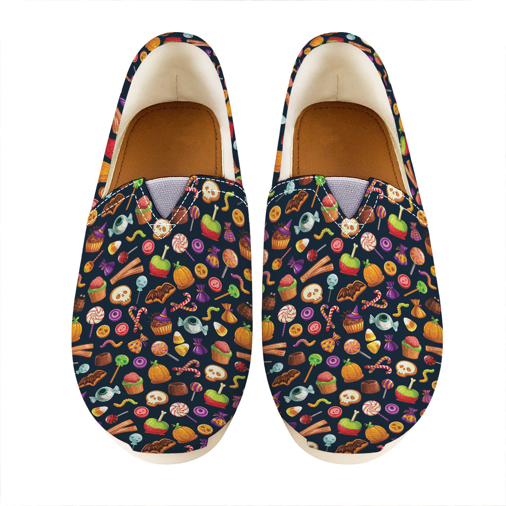 Halloween Candy Pattern Print Casual Shoes