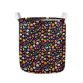 Halloween Candy Pattern Print Collapsible Laundry Basket