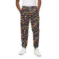 Halloween Candy Pattern Print Cotton Sweatpants