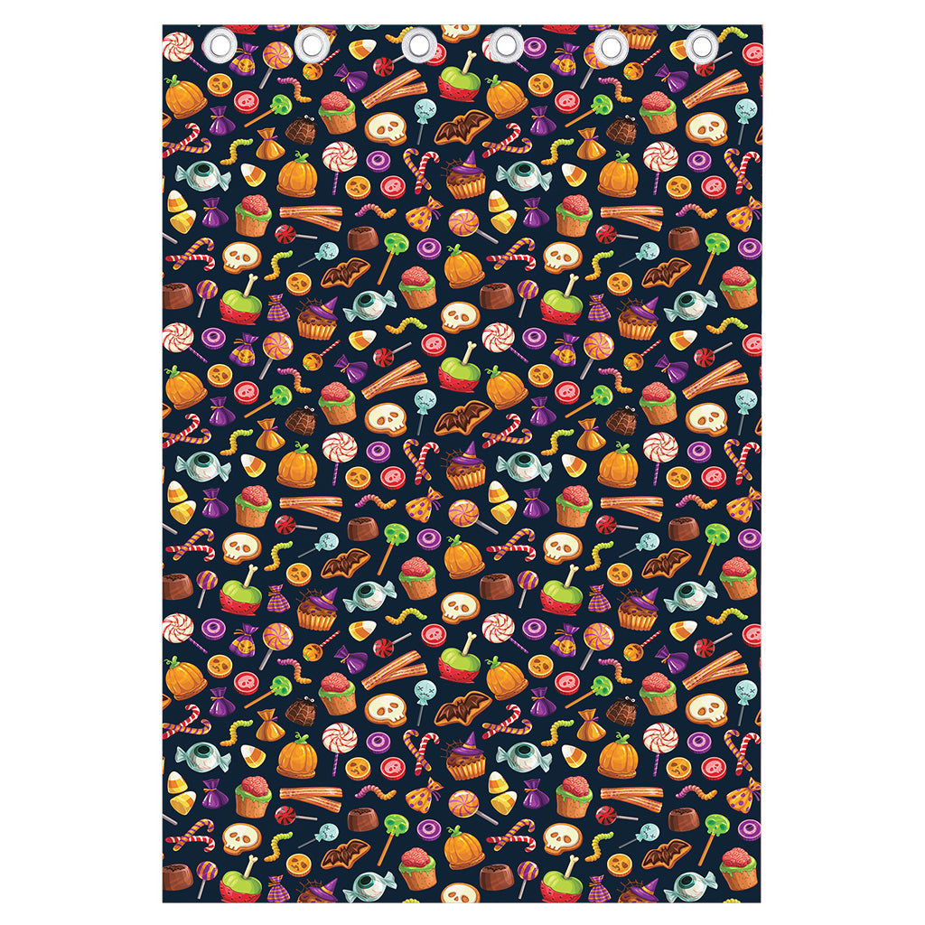 Halloween Candy Pattern Print Curtain