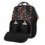 Halloween Candy Pattern Print Diaper Bag