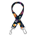 Halloween Candy Pattern Print Dog Seat Belt
