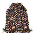 Halloween Candy Pattern Print Drawstring Bag