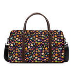 Halloween Candy Pattern Print Duffle Bag