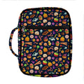 Halloween Candy Pattern Print Front Pocket Bible Bag