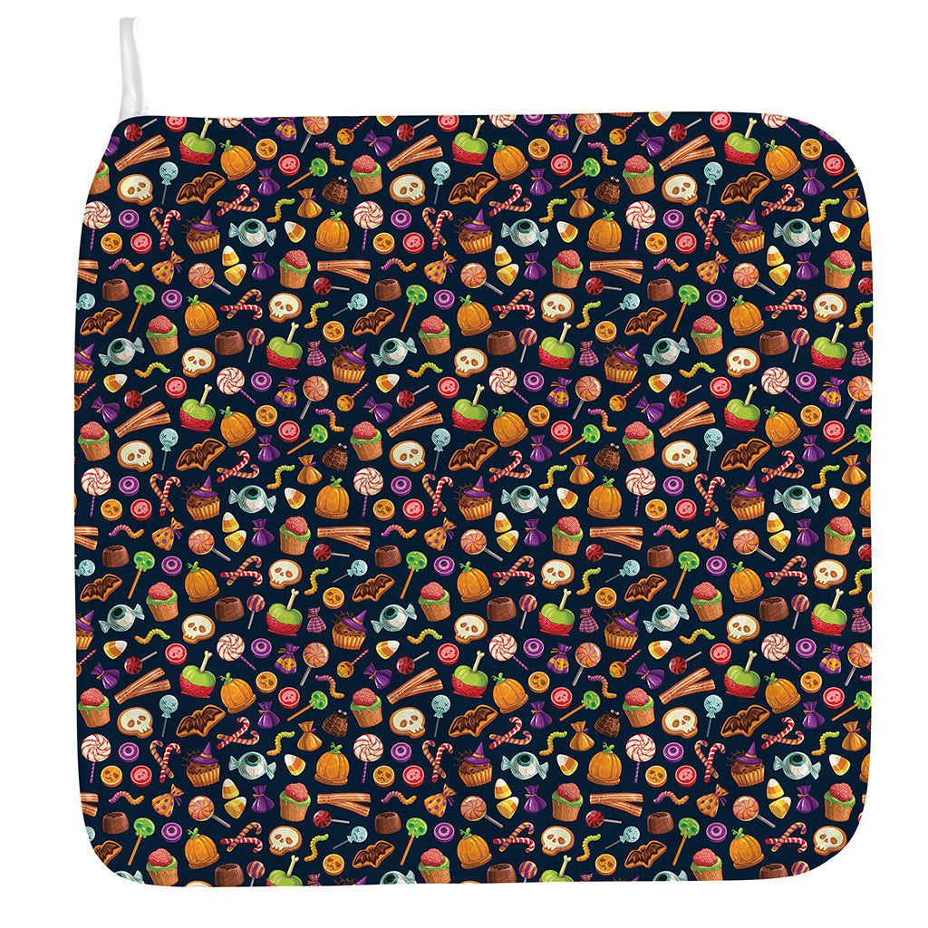 Halloween Candy Pattern Print Hand Towel