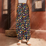 Halloween Candy Pattern Print Harem Pants