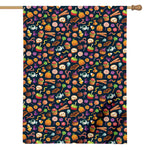 Halloween Candy Pattern Print House Flag