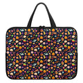 Halloween Candy Pattern Print Laptop Sleeve With Handle
