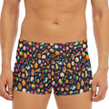 Halloween Candy Pattern Print Men's Short Boxer Briefs