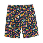 Halloween Candy Pattern Print Men's Sports Shorts