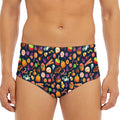 Halloween Candy Pattern Print Men's Triangle Swim Briefs