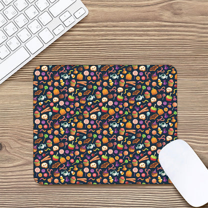 Halloween Candy Pattern Print Mouse Pad