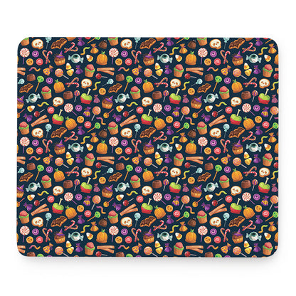 Halloween Candy Pattern Print Mouse Pad