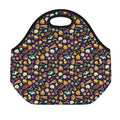 Halloween Candy Pattern Print Neoprene Lunch Bag