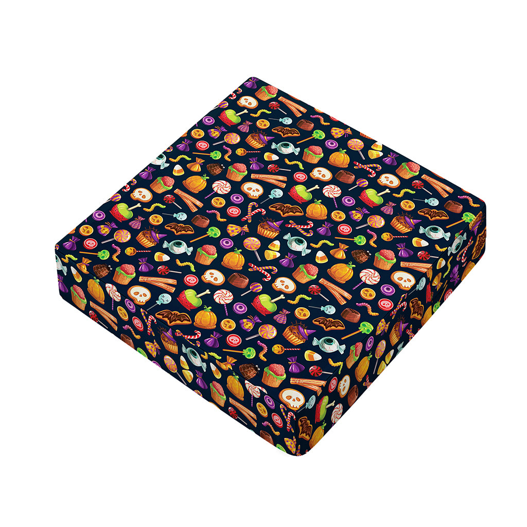 Halloween Candy Pattern Print Outdoor Seat Cushion Cover