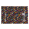 Halloween Candy Pattern Print Placemat