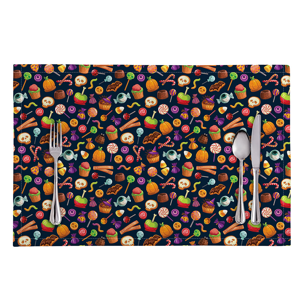 Halloween Candy Pattern Print Placemat