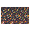 Halloween Candy Pattern Print Polyester Doormat