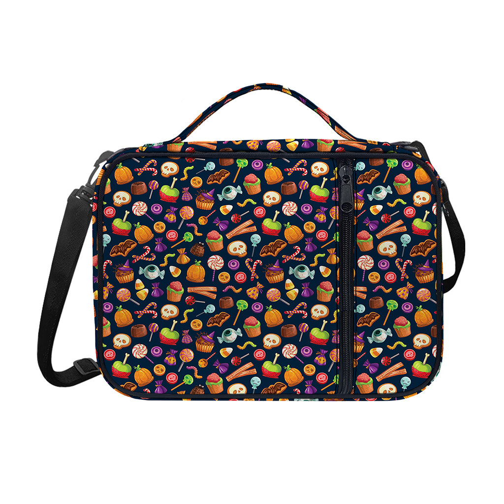 Halloween Candy Pattern Print Shoulder Strap Bible Bag