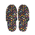 Halloween Candy Pattern Print Slippers
