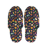 Halloween Candy Pattern Print Slippers