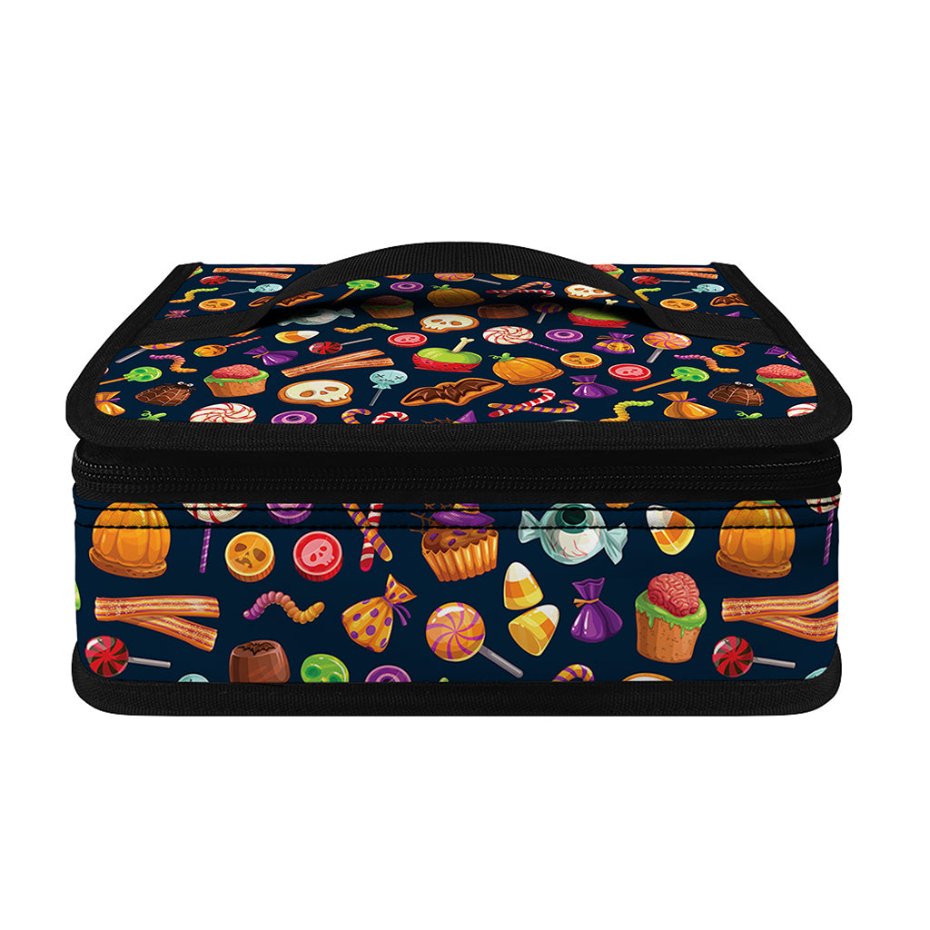 Halloween Candy Pattern Print Small Lunch Bag