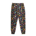 Halloween Candy Pattern Print Sweatpants