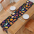 Halloween Candy Pattern Print Table Runner