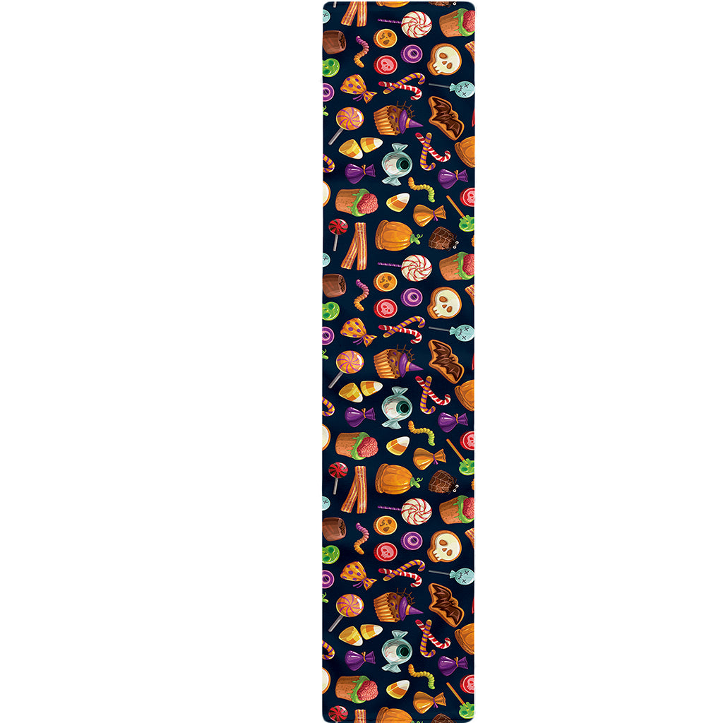 Halloween Candy Pattern Print Table Runner