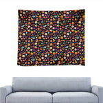 Halloween Candy Pattern Print Tapestry