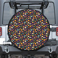 Halloween Candy Pattern Print Tire Cover