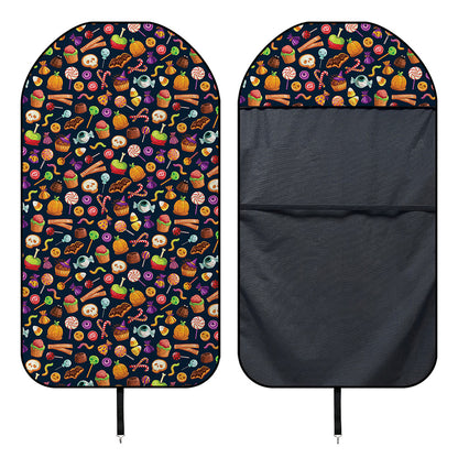 Halloween Candy Pattern Print Waterproof Car Seat Cover