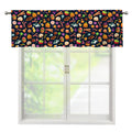 Halloween Candy Pattern Print Window Valance