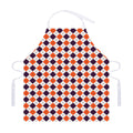 Halloween Checked Pattern Print Adjustable Apron