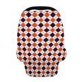 Halloween Checked Pattern Print Baby Seat Cover