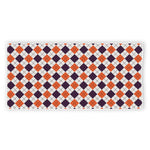 Halloween Checked Pattern Print Beach Towel