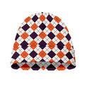 Halloween Checked Pattern Print Beanie