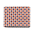 Halloween Checked Pattern Print Bifold Wallet