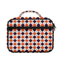Halloween Checked Pattern Print Briefcase Bible Bag