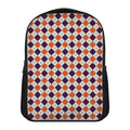 Halloween Checked Pattern Print Casual Backpack