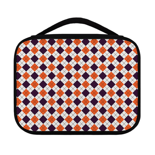 Halloween Checked Pattern Print Classic Bible Case