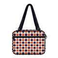 Halloween Checked Pattern Print Double Strap Bible Bag