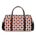 Halloween Checked Pattern Print Duffel Bag