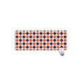 Halloween Checked Pattern Print Extended Mouse Pad