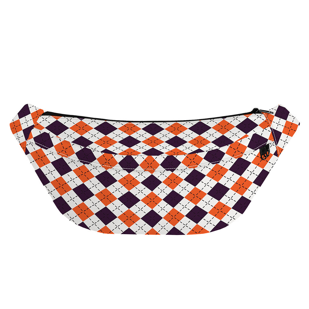 Halloween Checked Pattern Print Fanny Pack