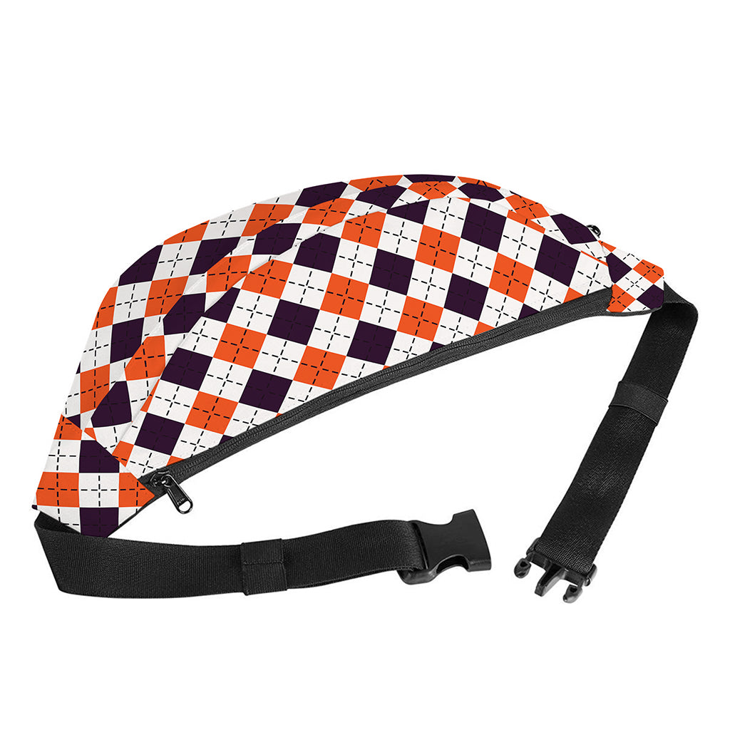 Halloween Checked Pattern Print Fanny Pack